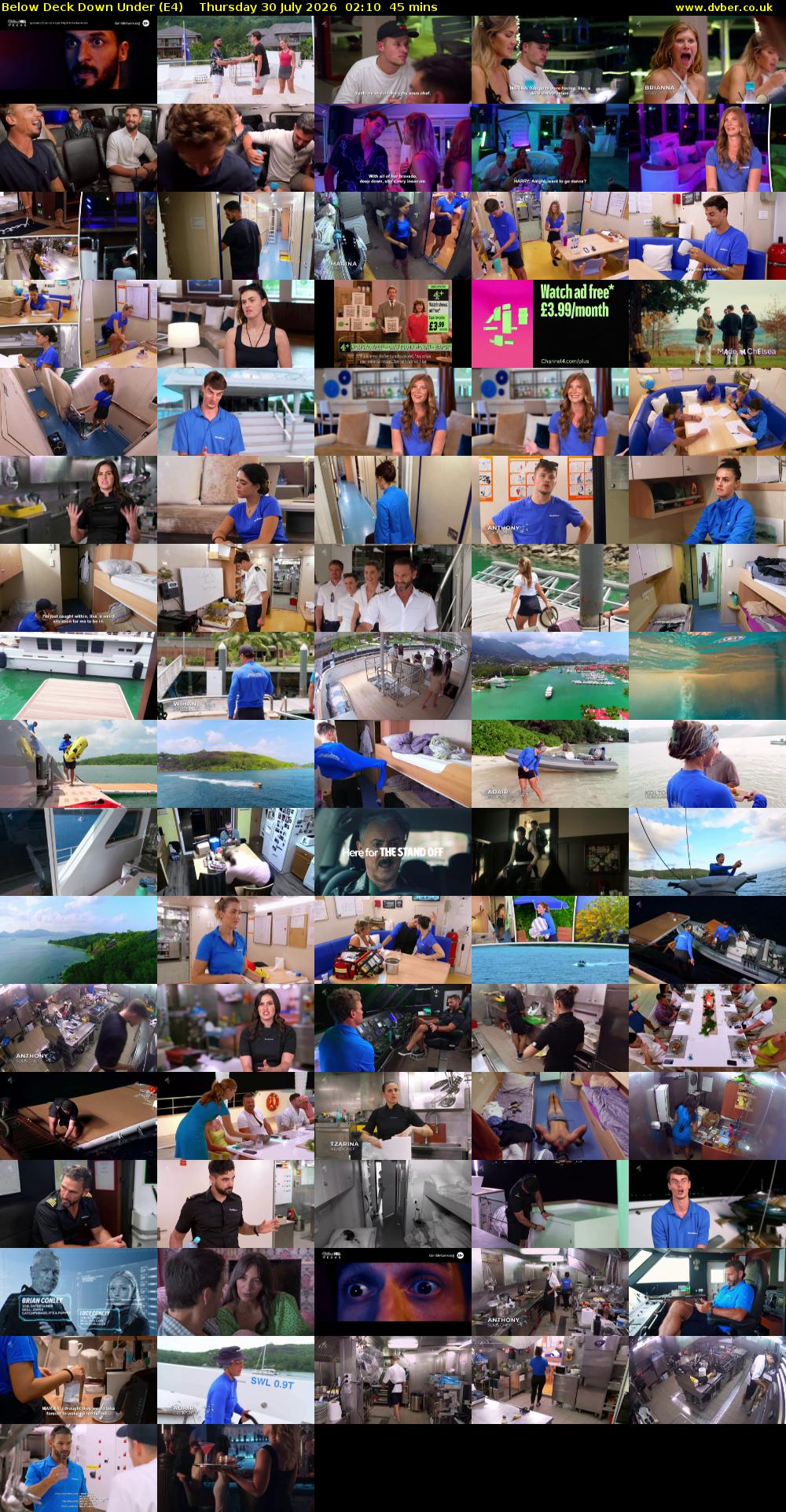 Below Deck Down Under (E4) Thursday 30 July 2026 02:10 - 02:55