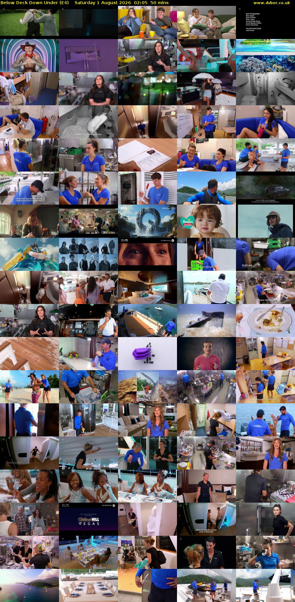 Below Deck Down Under (E4) Saturday 1 August 2026 02:05 - 02:55