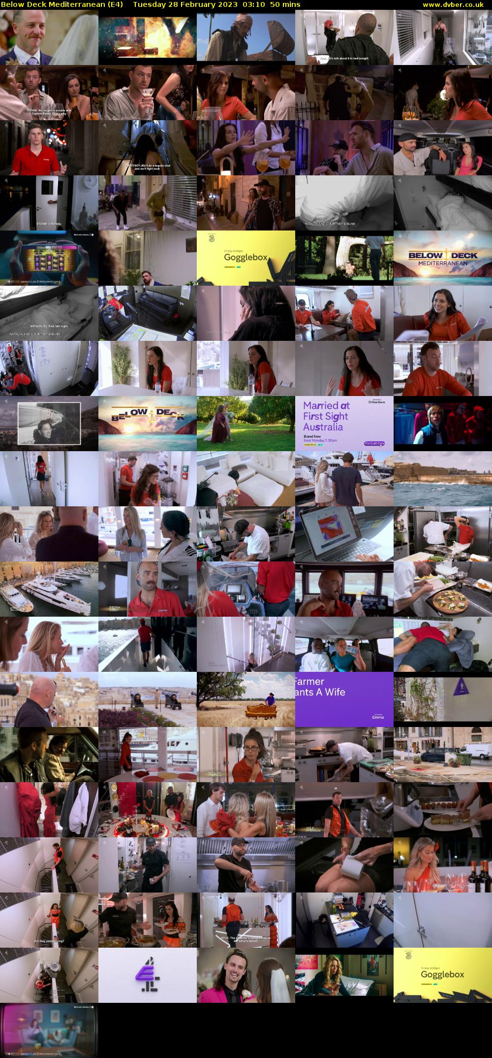Below Deck Mediterranean (E4) Tuesday 28 February 2023 03:10 - 04:00