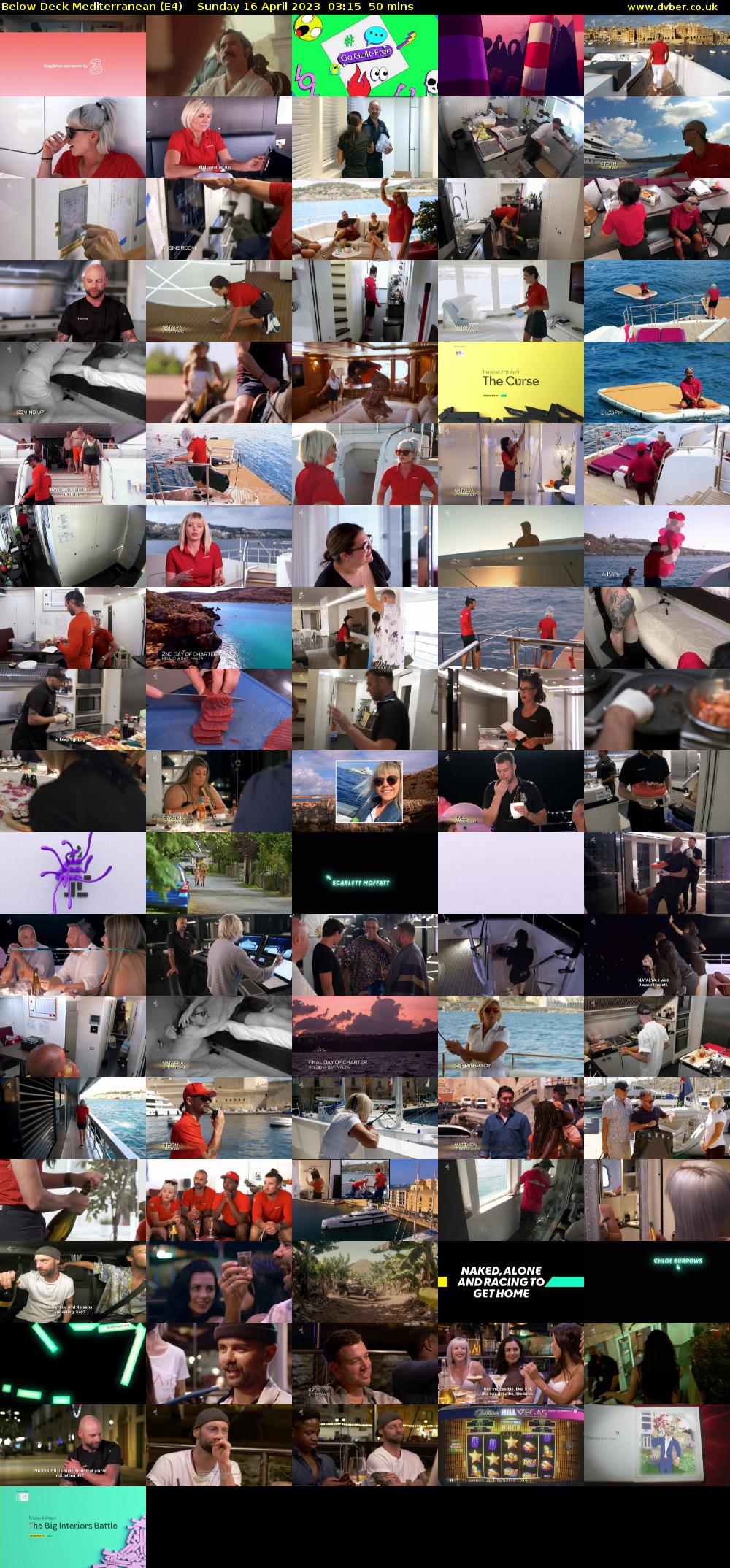Below Deck Mediterranean (E4) Sunday 16 April 2023 03:15 - 04:05