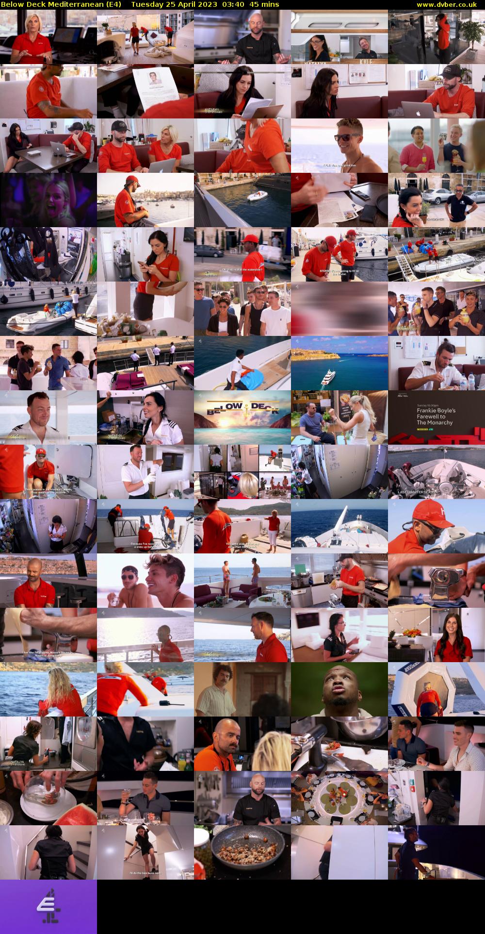 Below Deck Mediterranean (E4) Tuesday 25 April 2023 03:40 - 04:25