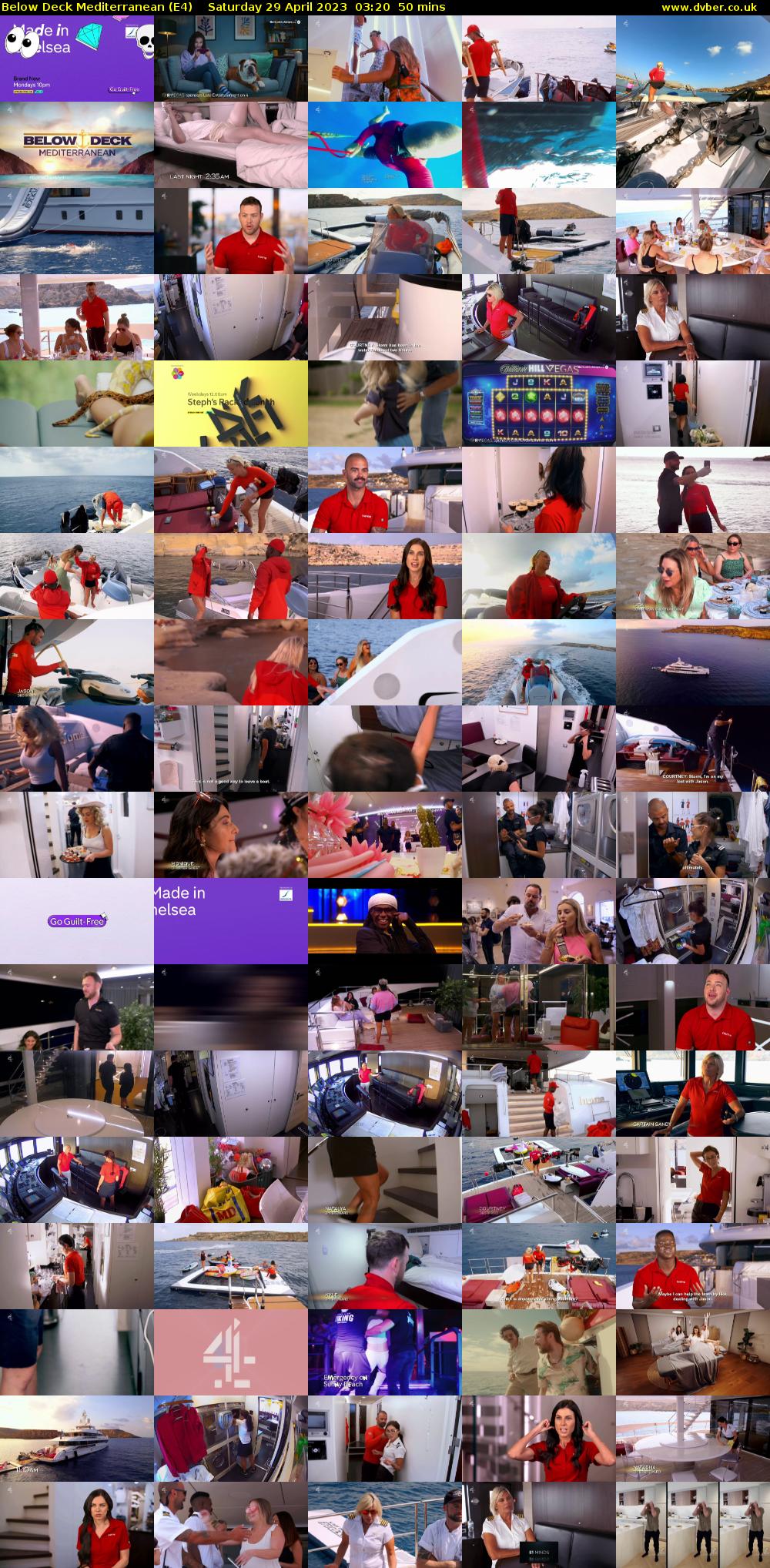 Below Deck Mediterranean (E4) Saturday 29 April 2023 03:20 - 04:10