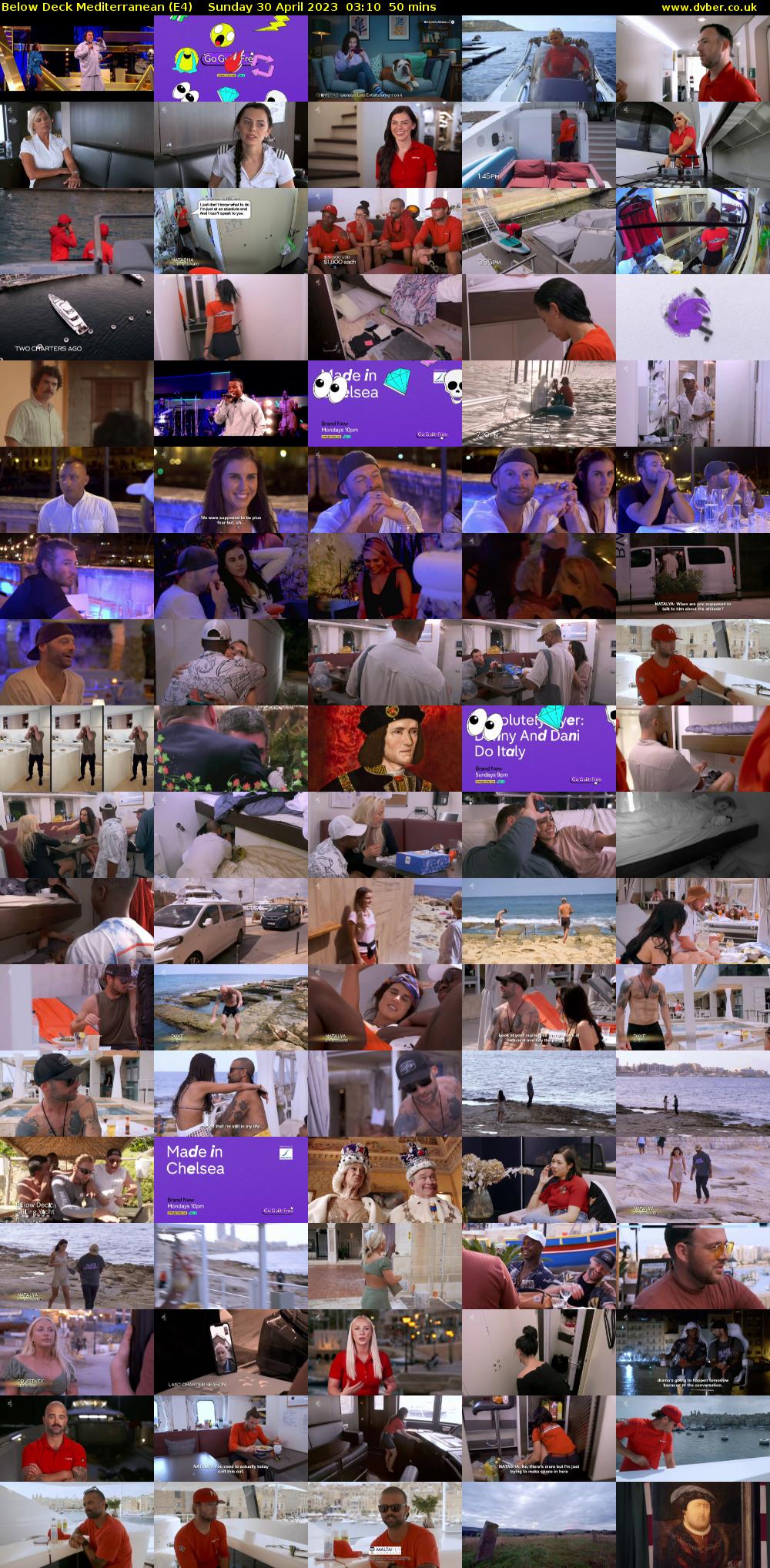 Below Deck Mediterranean (E4) Sunday 30 April 2023 03:10 - 04:00