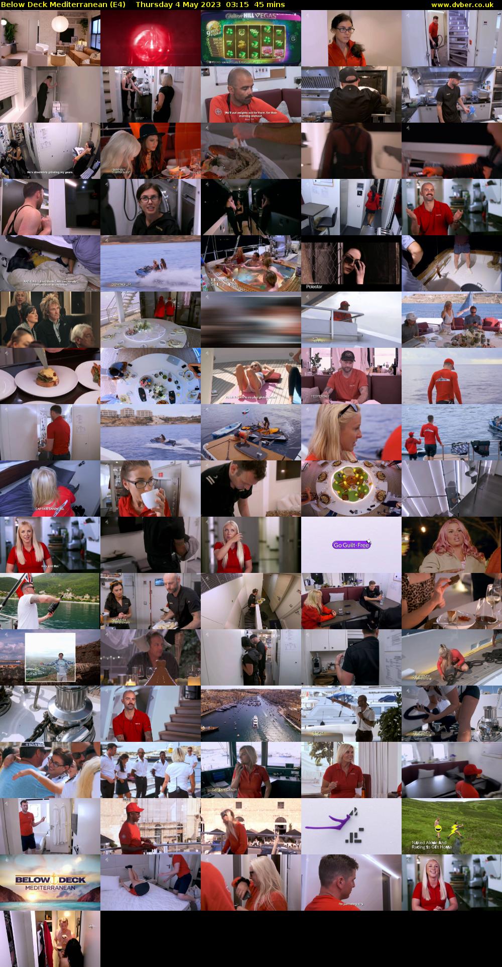 Below Deck Mediterranean (E4) Thursday 4 May 2023 03:15 - 04:00