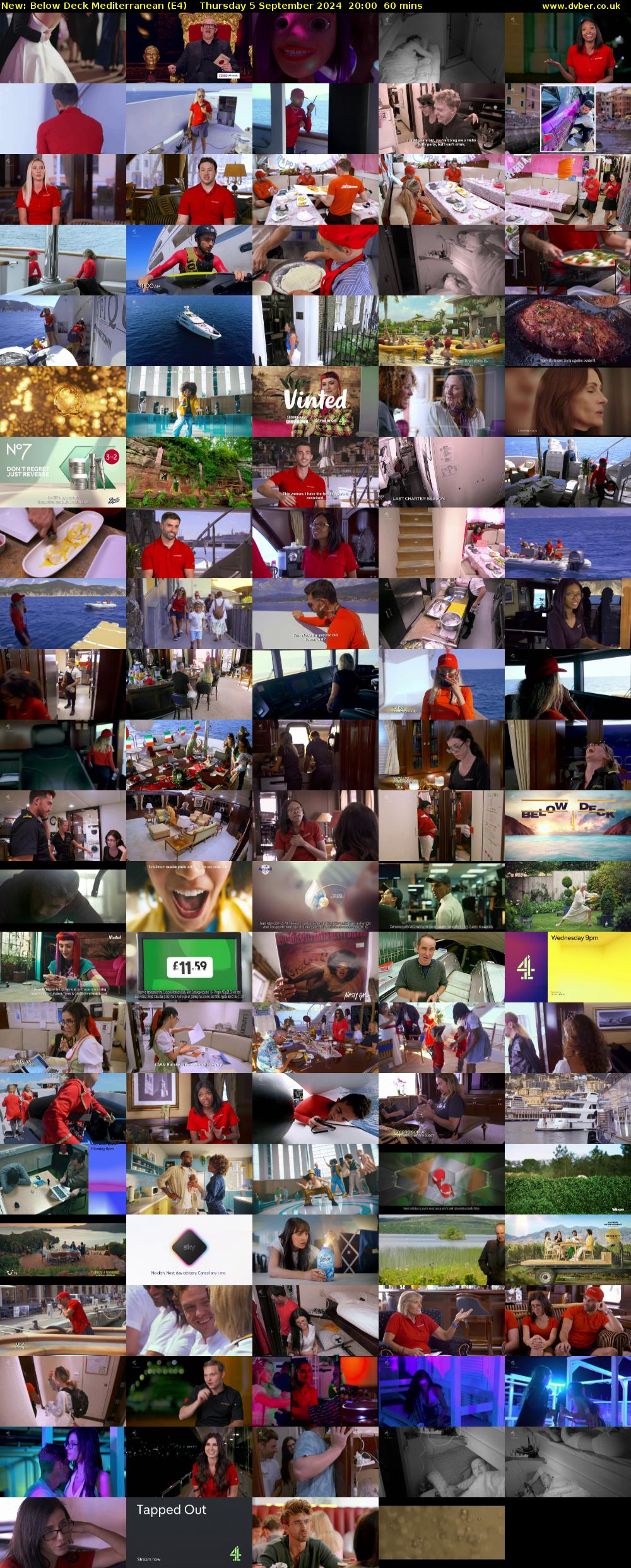 Below Deck Mediterranean (E4) Thursday 5 September 2024 20:00 - 21:00