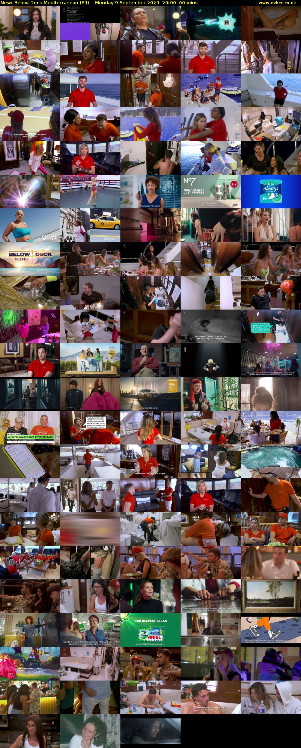 Below Deck Mediterranean (E4) Monday 9 September 2024 20:00 - 21:00