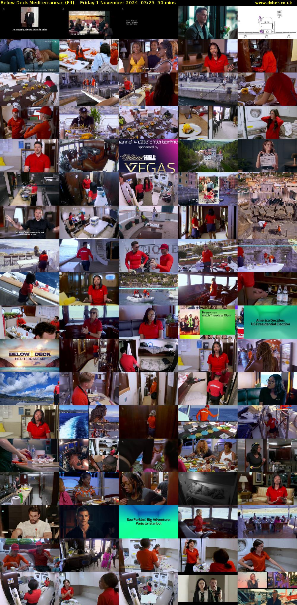 Below Deck Mediterranean (E4) Friday 1 November 2024 03:25 - 04:15