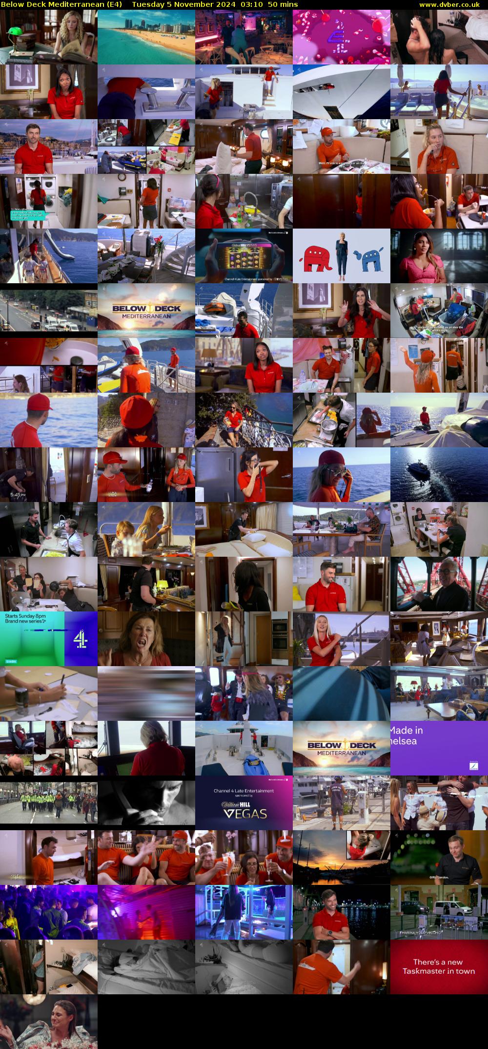 Below Deck Mediterranean (E4) Tuesday 5 November 2024 03:10 - 04:00