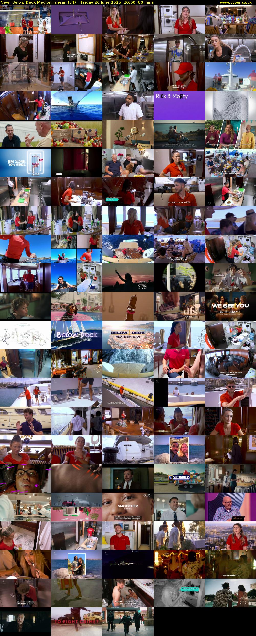 Below Deck Mediterranean (E4) Friday 20 June 2025 20:00 - 21:00