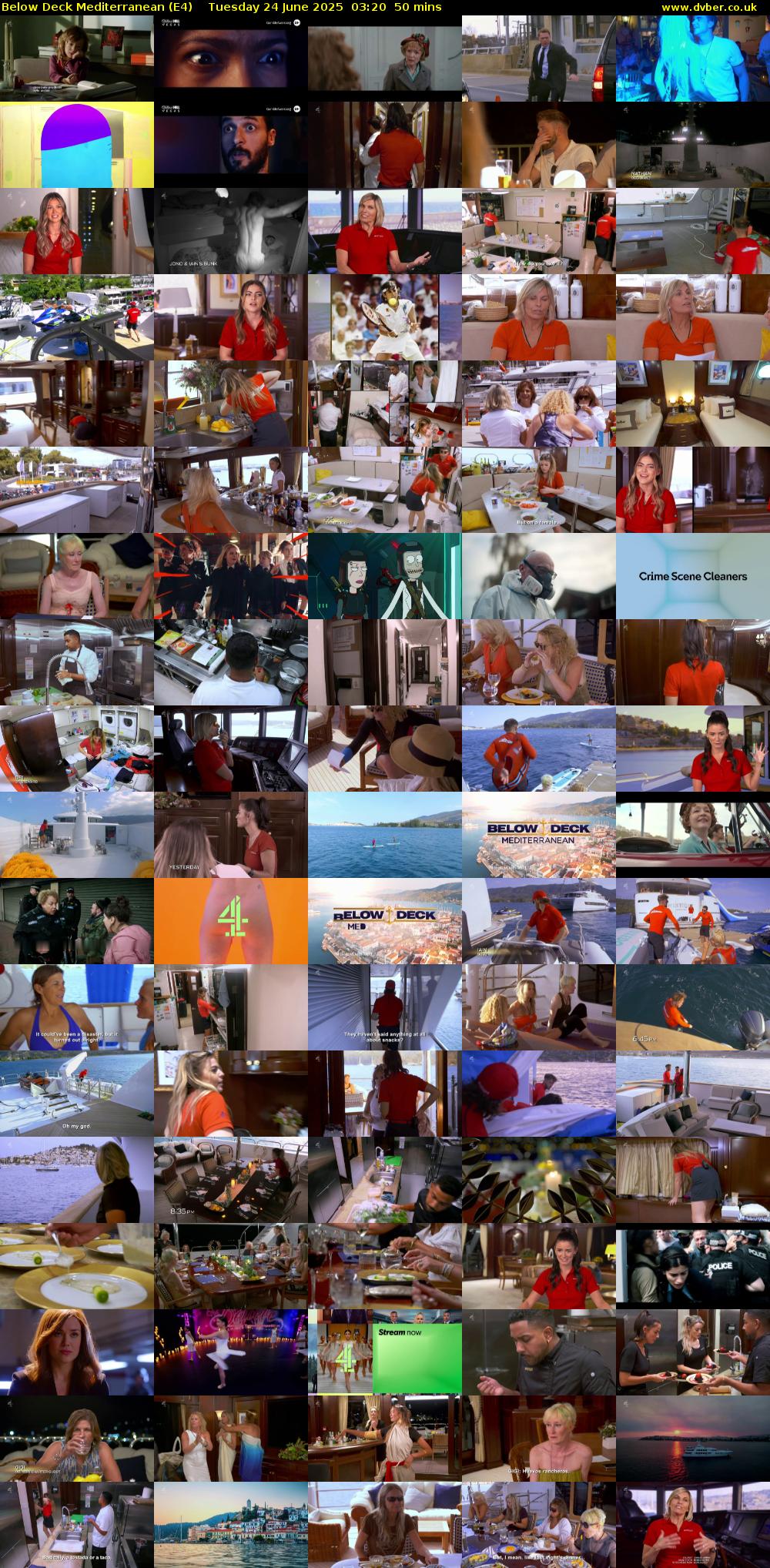 Below Deck Mediterranean (E4) Tuesday 24 June 2025 03:20 - 04:10
