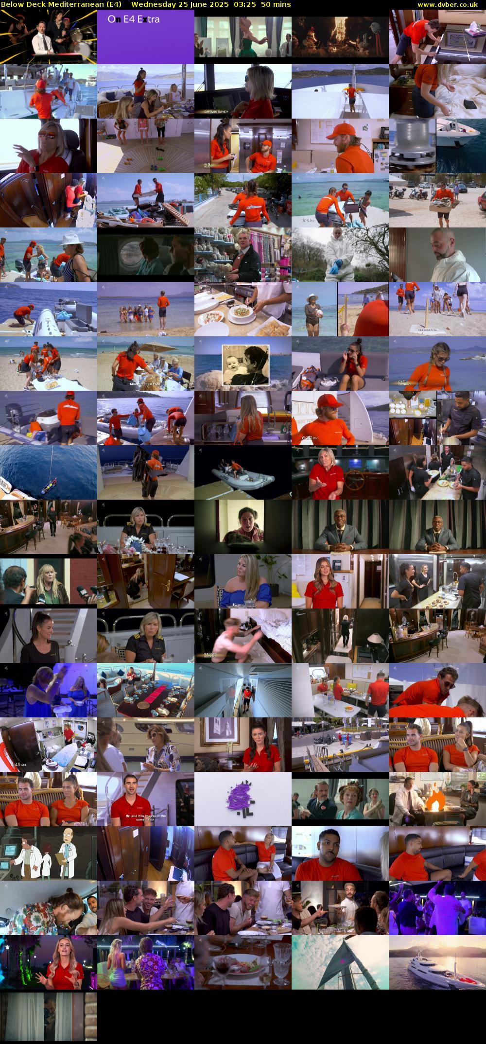 Below Deck Mediterranean (E4) Wednesday 25 June 2025 03:25 - 04:15