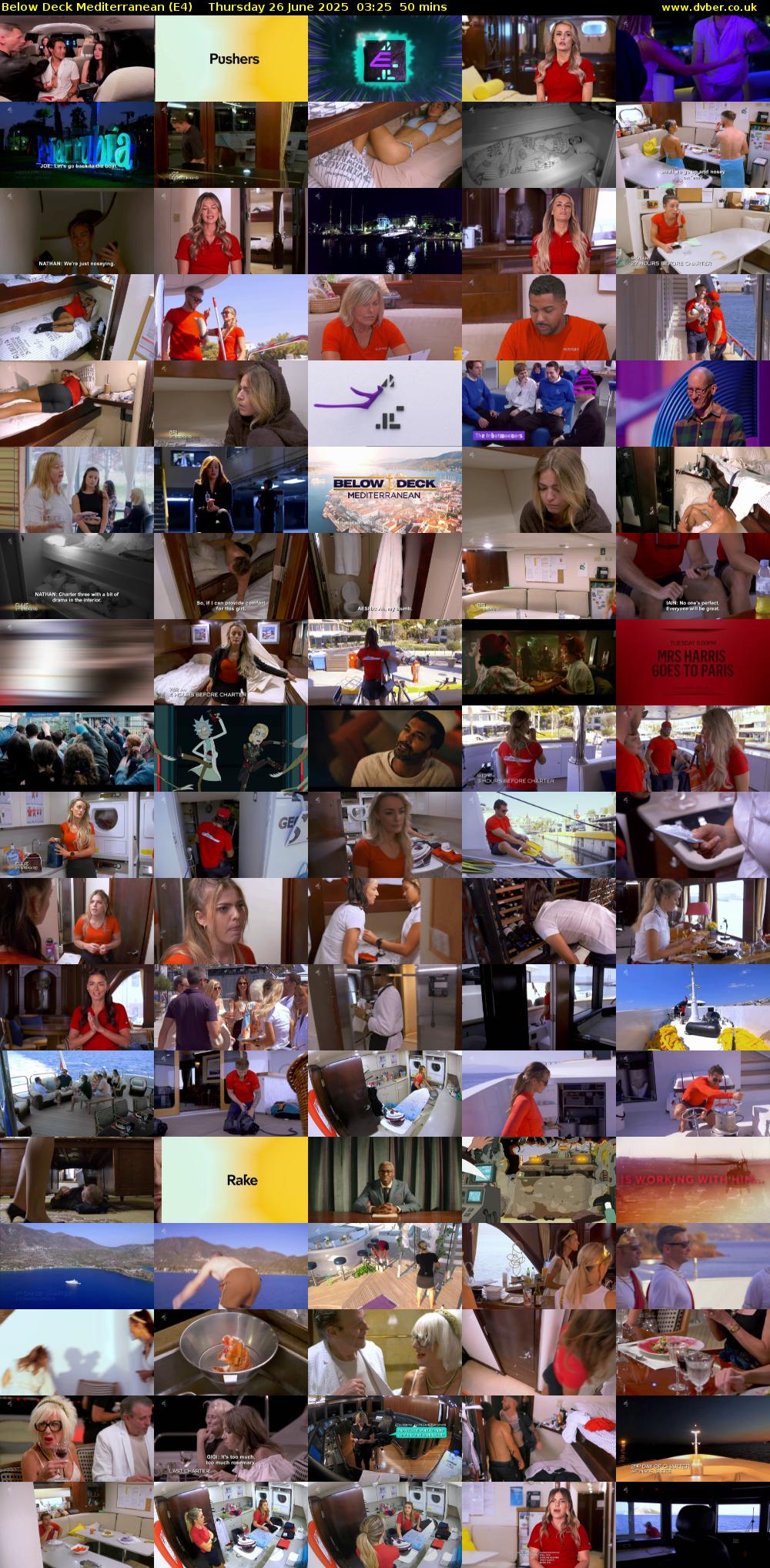 Below Deck Mediterranean (E4) Thursday 26 June 2025 03:25 - 04:15