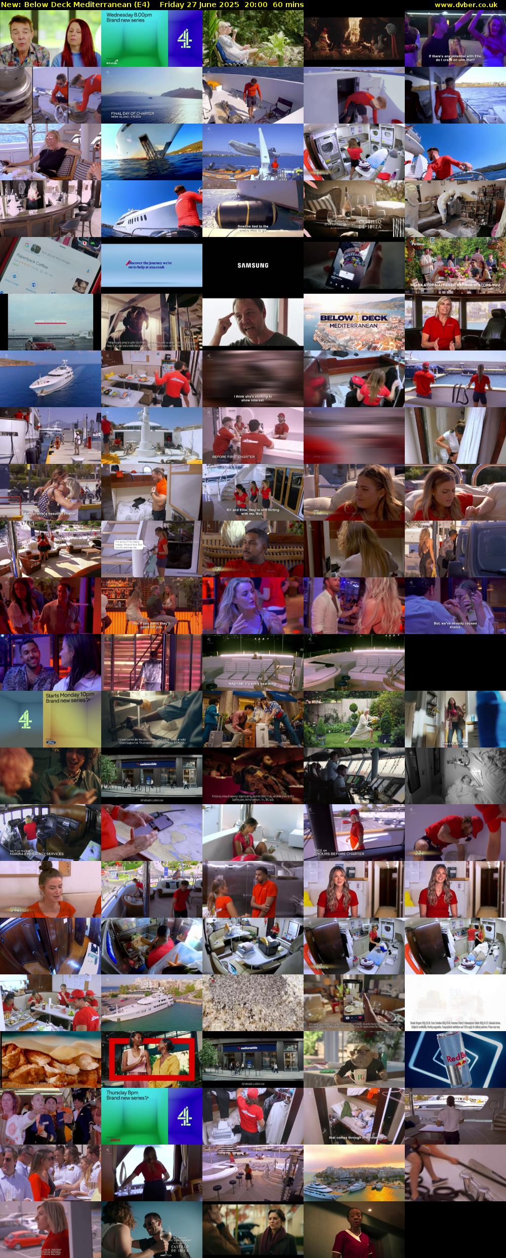 Below Deck Mediterranean (E4) Friday 27 June 2025 20:00 - 21:00