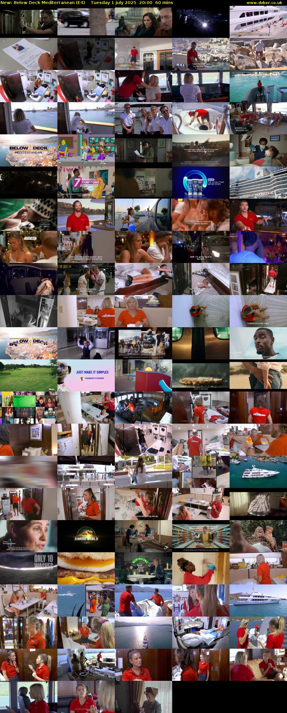 Below Deck Mediterranean (E4) Tuesday 1 July 2025 20:00 - 21:00