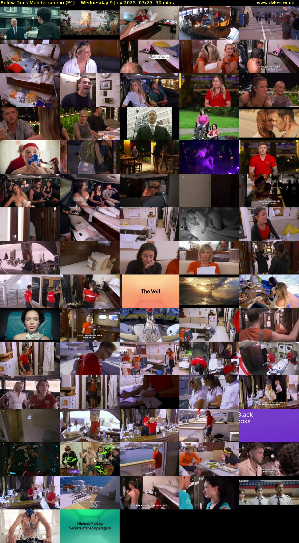Below Deck Mediterranean (E4) Wednesday 9 July 2025 03:25 - 04:15