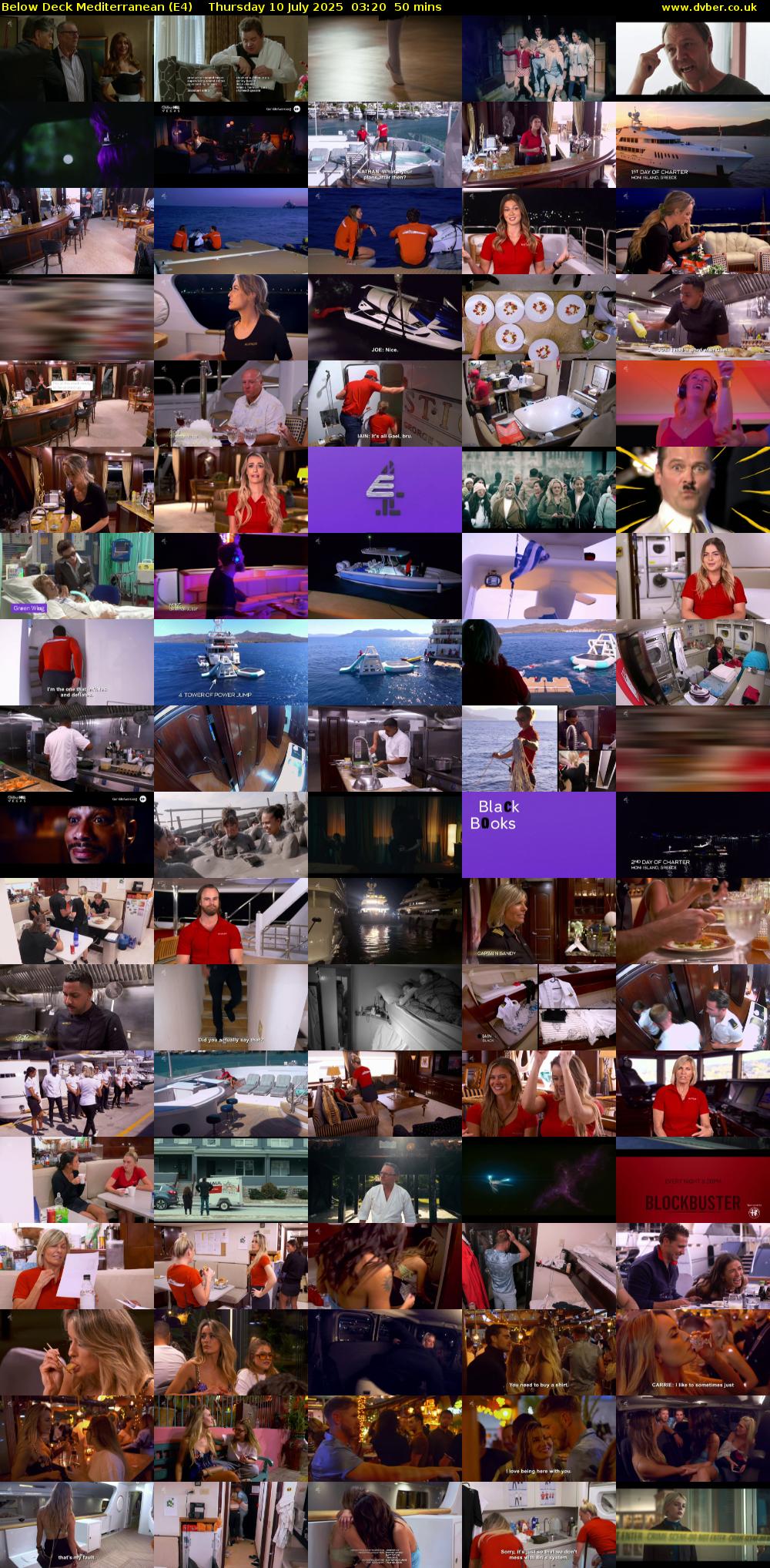 Below Deck Mediterranean (E4) Thursday 10 July 2025 03:20 - 04:10