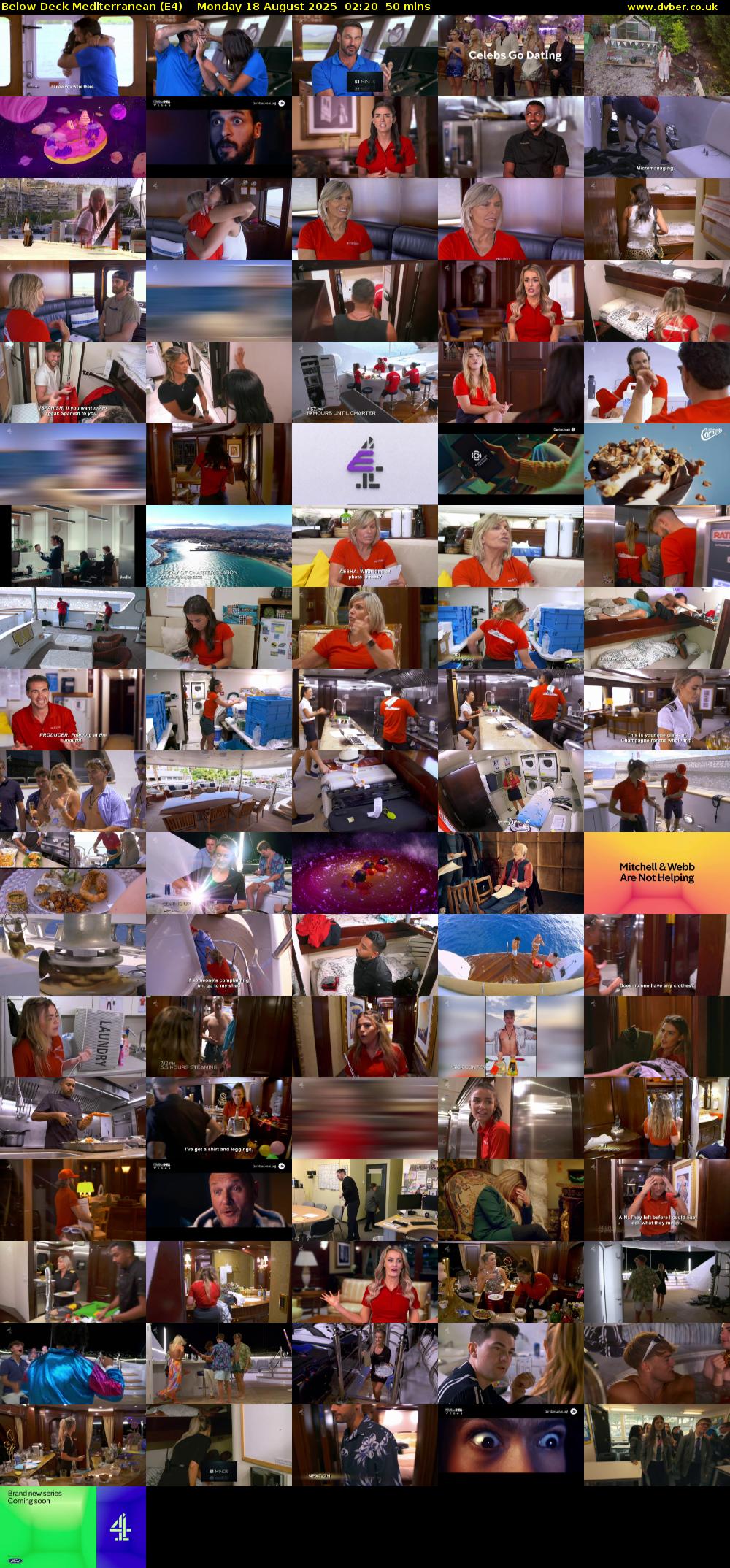 Below Deck Mediterranean (E4) Monday 18 August 2025 02:20 - 03:10