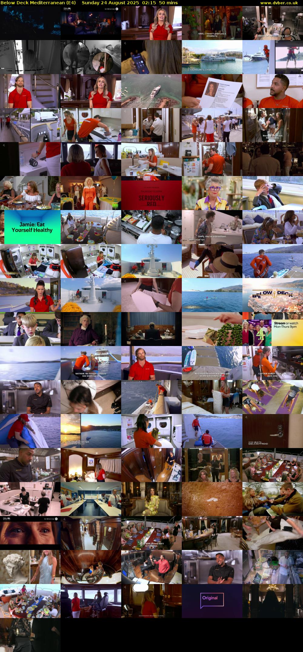 Below Deck Mediterranean (E4) Sunday 24 August 2025 02:15 - 03:05