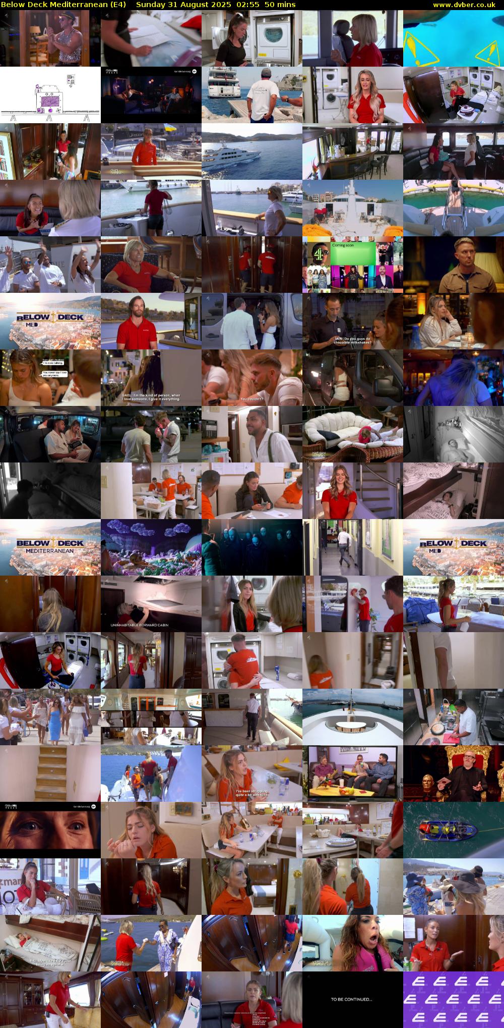 Below Deck Mediterranean (E4) Sunday 31 August 2025 02:55 - 03:45