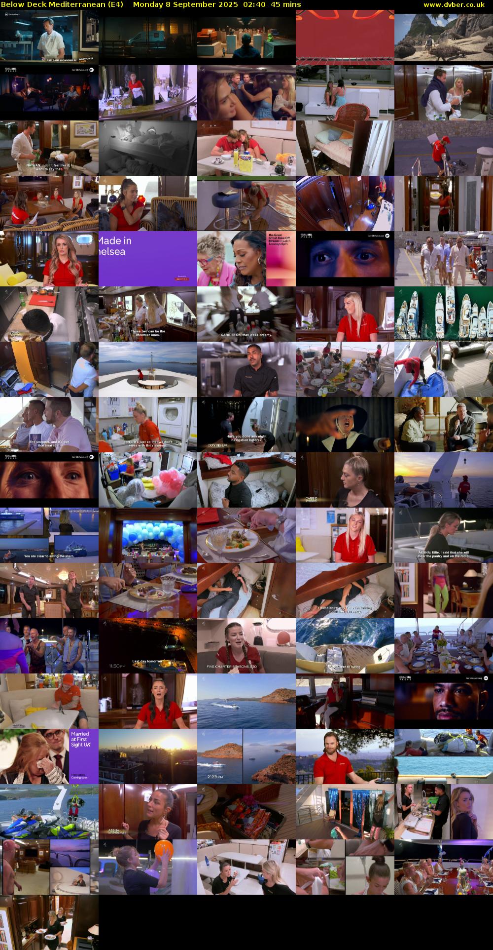 Below Deck Mediterranean (E4) Monday 8 September 2025 02:40 - 03:25