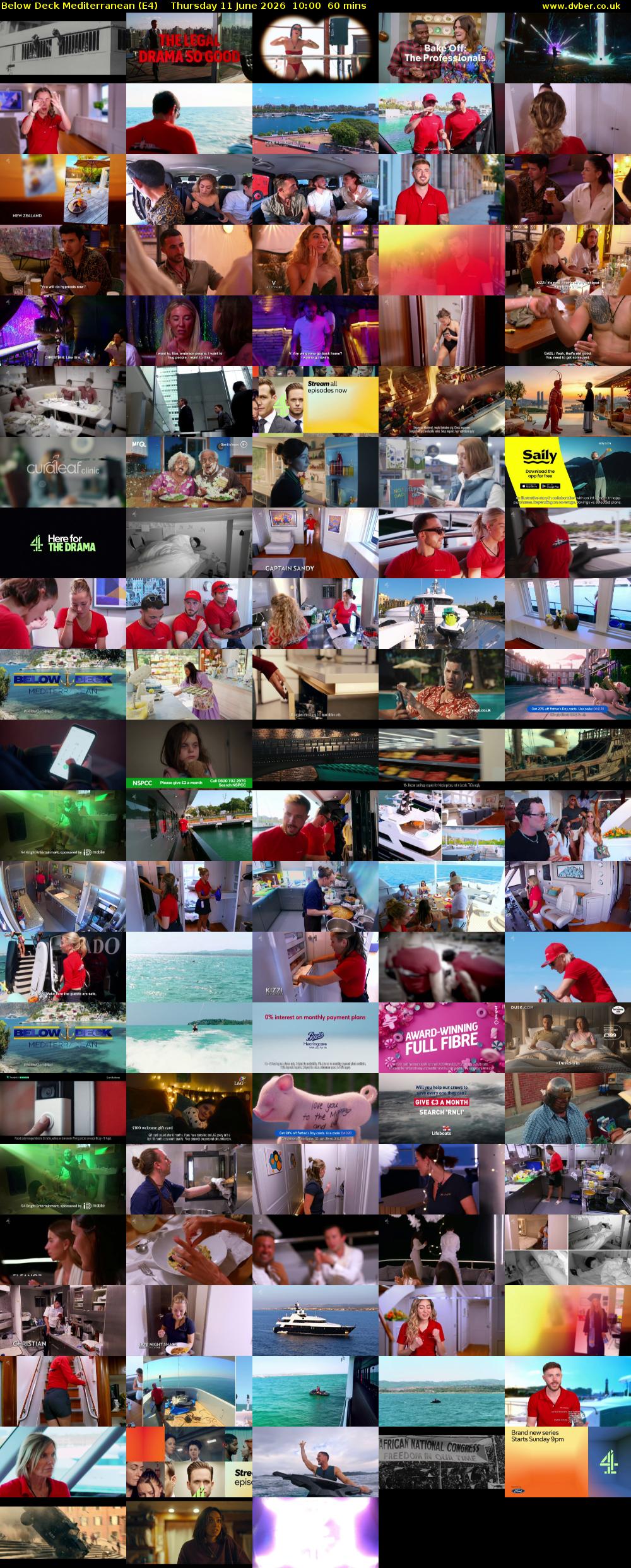 Below Deck Mediterranean (E4) Thursday 11 June 2026 10:00 - 11:00