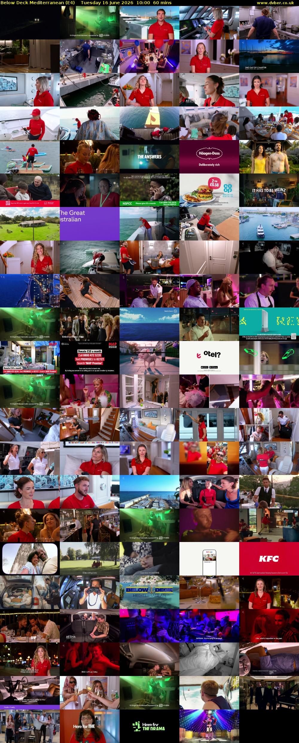 Below Deck Mediterranean (E4) Tuesday 16 June 2026 10:00 - 11:00