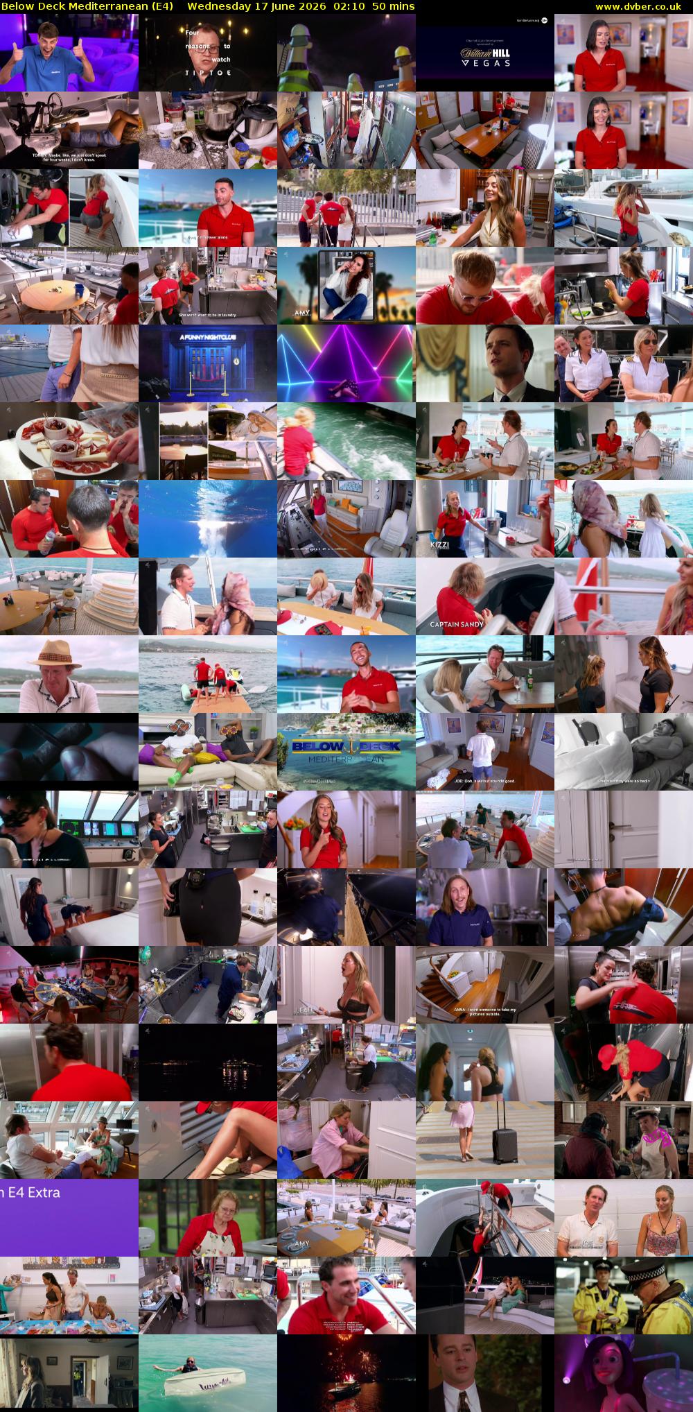 Below Deck Mediterranean (E4) Wednesday 17 June 2026 02:10 - 03:00