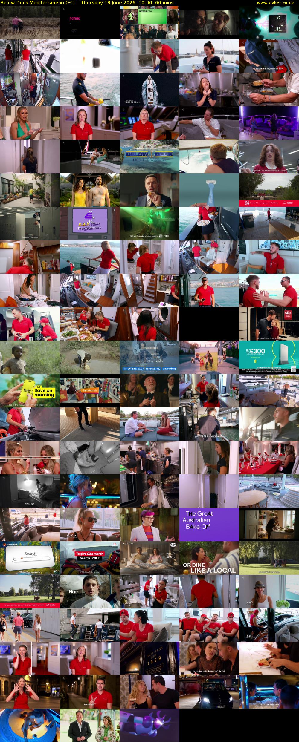 Below Deck Mediterranean (E4) Thursday 18 June 2026 10:00 - 11:00