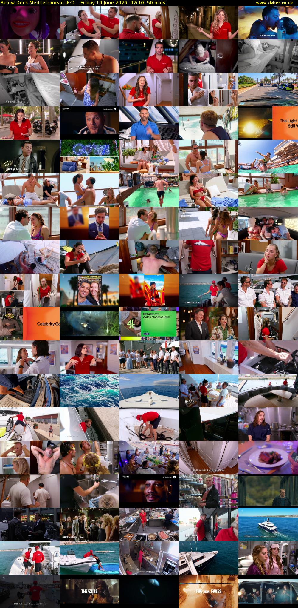 Below Deck Mediterranean (E4) Friday 19 June 2026 02:10 - 03:00
