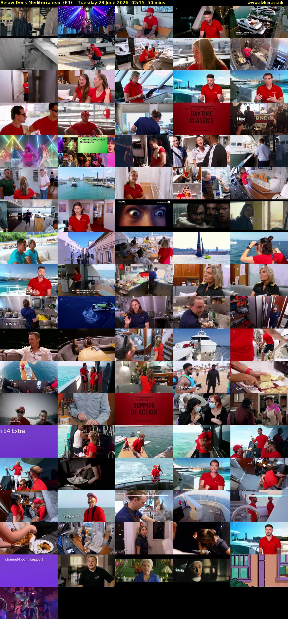 Below Deck Mediterranean (E4) Tuesday 23 June 2026 02:15 - 03:05