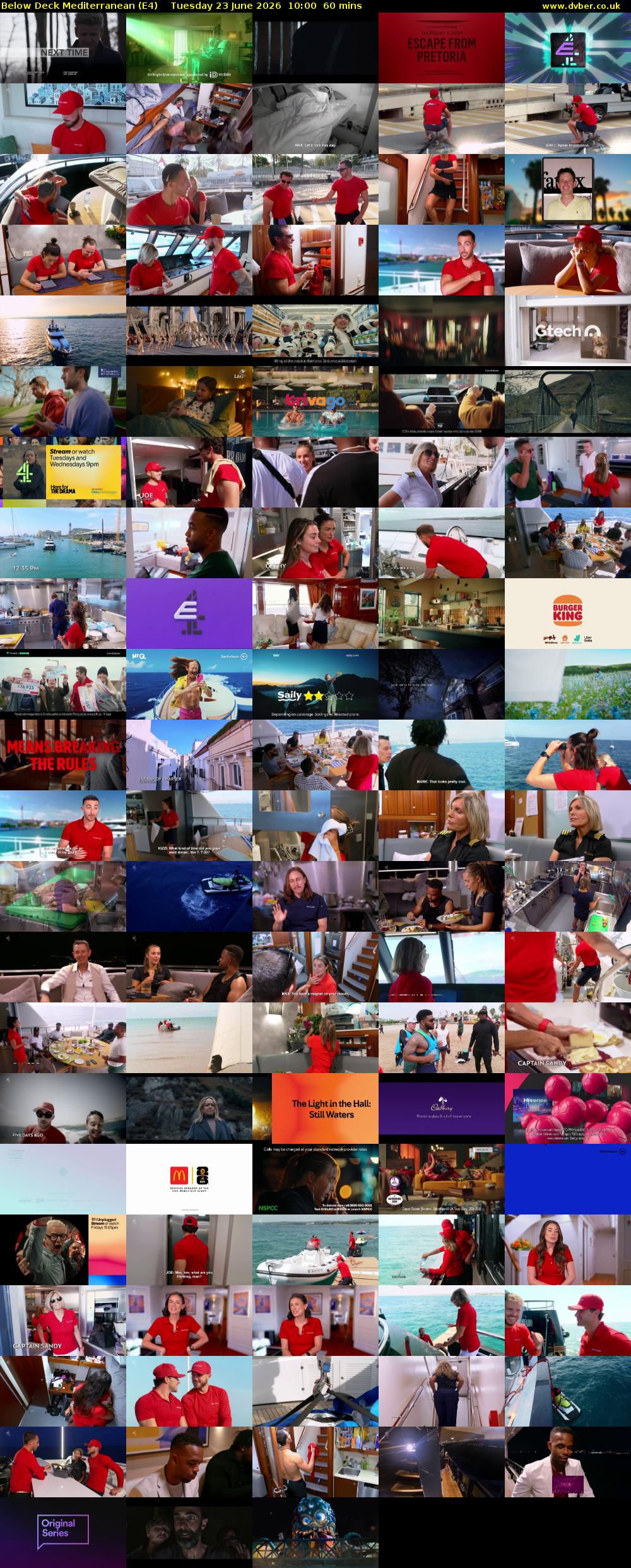 Below Deck Mediterranean (E4) Tuesday 23 June 2026 10:00 - 11:00
