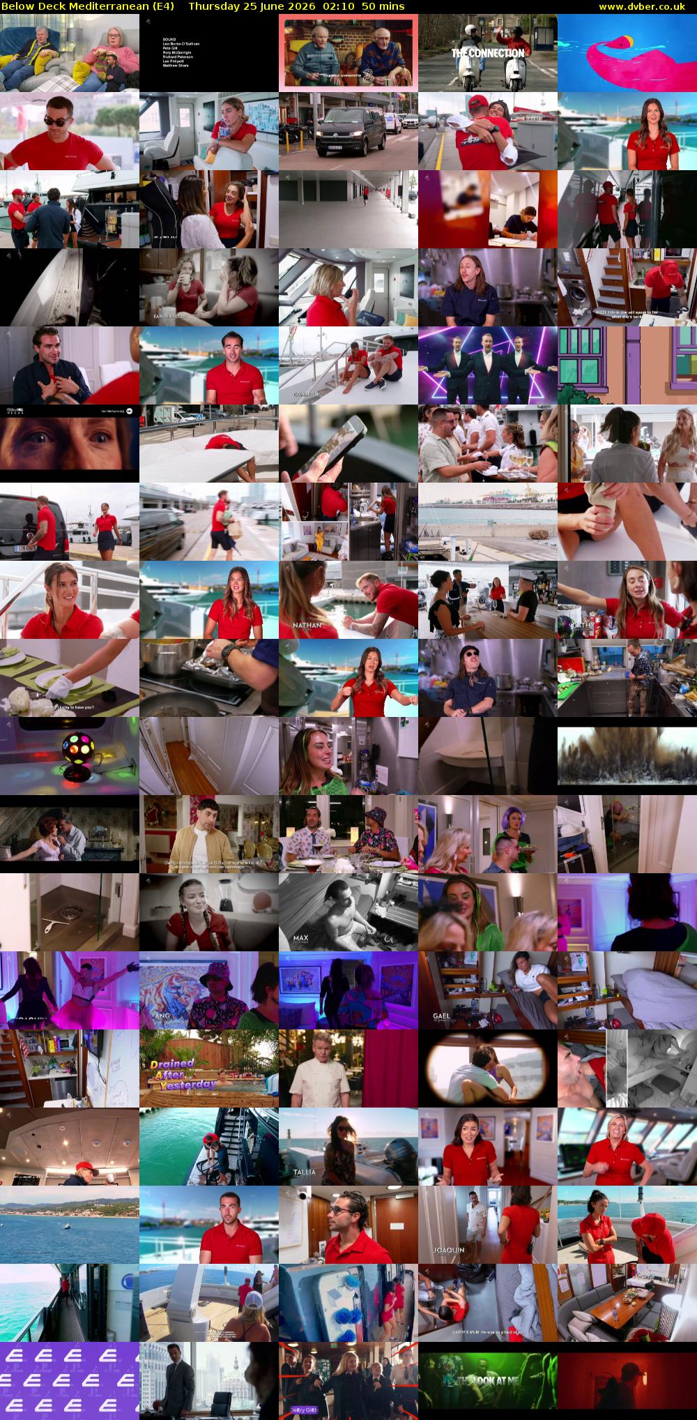 Below Deck Mediterranean (E4) Thursday 25 June 2026 02:10 - 03:00
