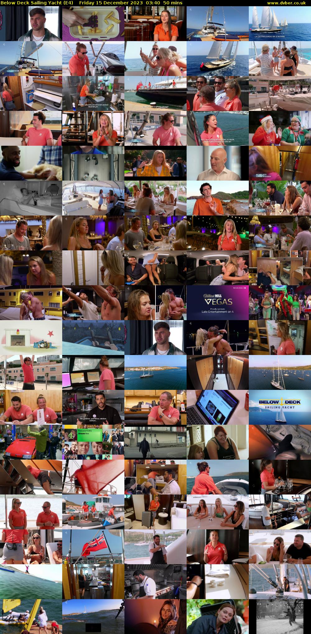 Below Deck Sailing Yacht (E4) Friday 15 December 2023 03:40 - 04:30