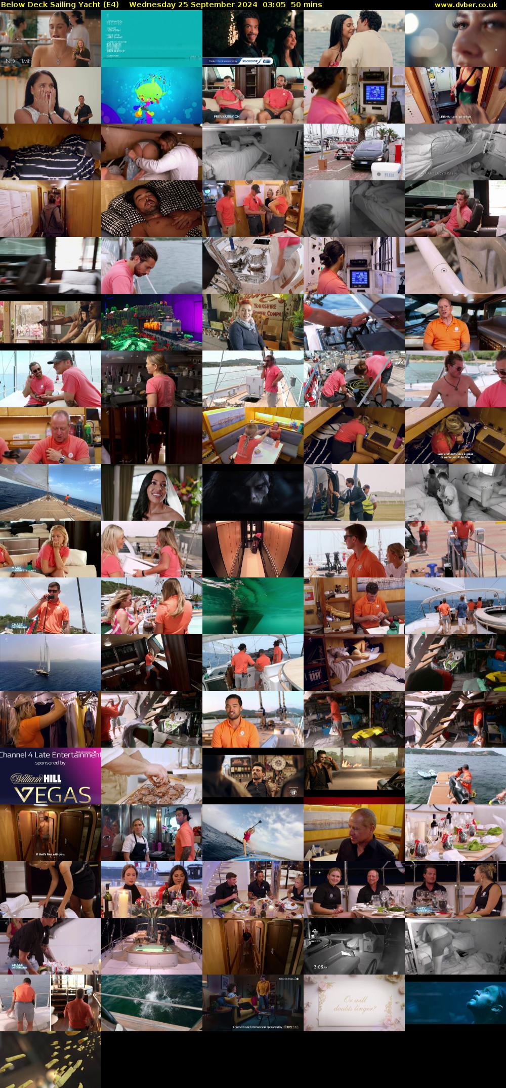 Below Deck Sailing Yacht (E4) Wednesday 25 September 2024 03:05 - 03:55