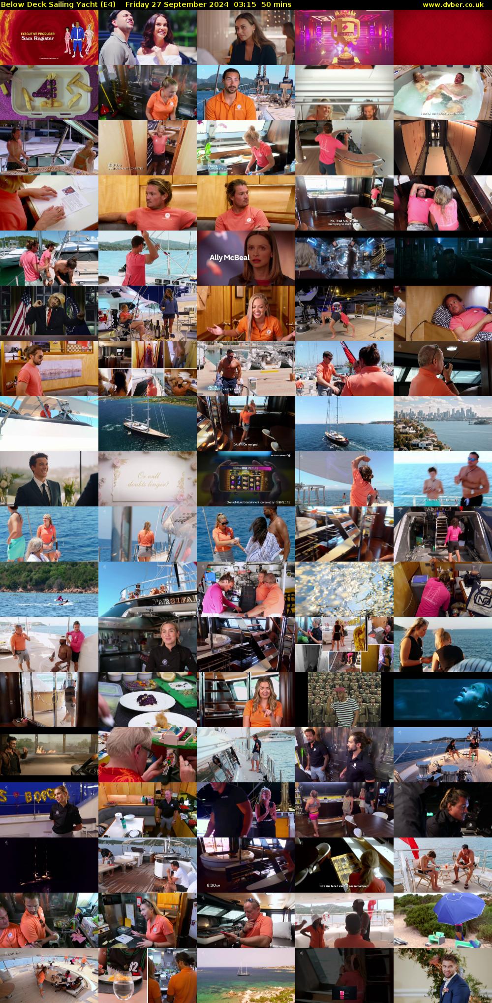 Below Deck Sailing Yacht (E4) Friday 27 September 2024 03:15 - 04:05