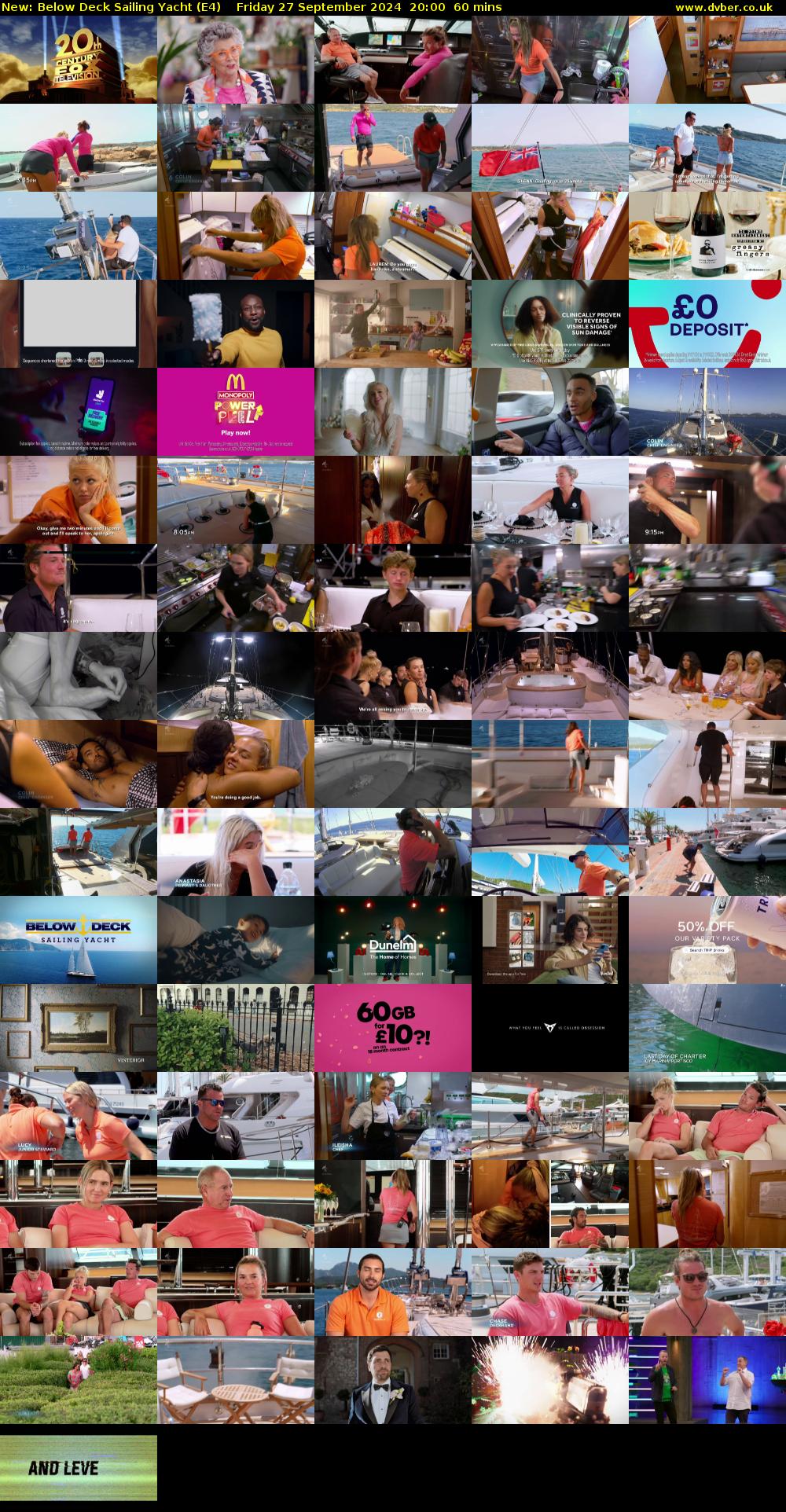 Below Deck Sailing Yacht (E4) Friday 27 September 2024 20:00 - 21:00