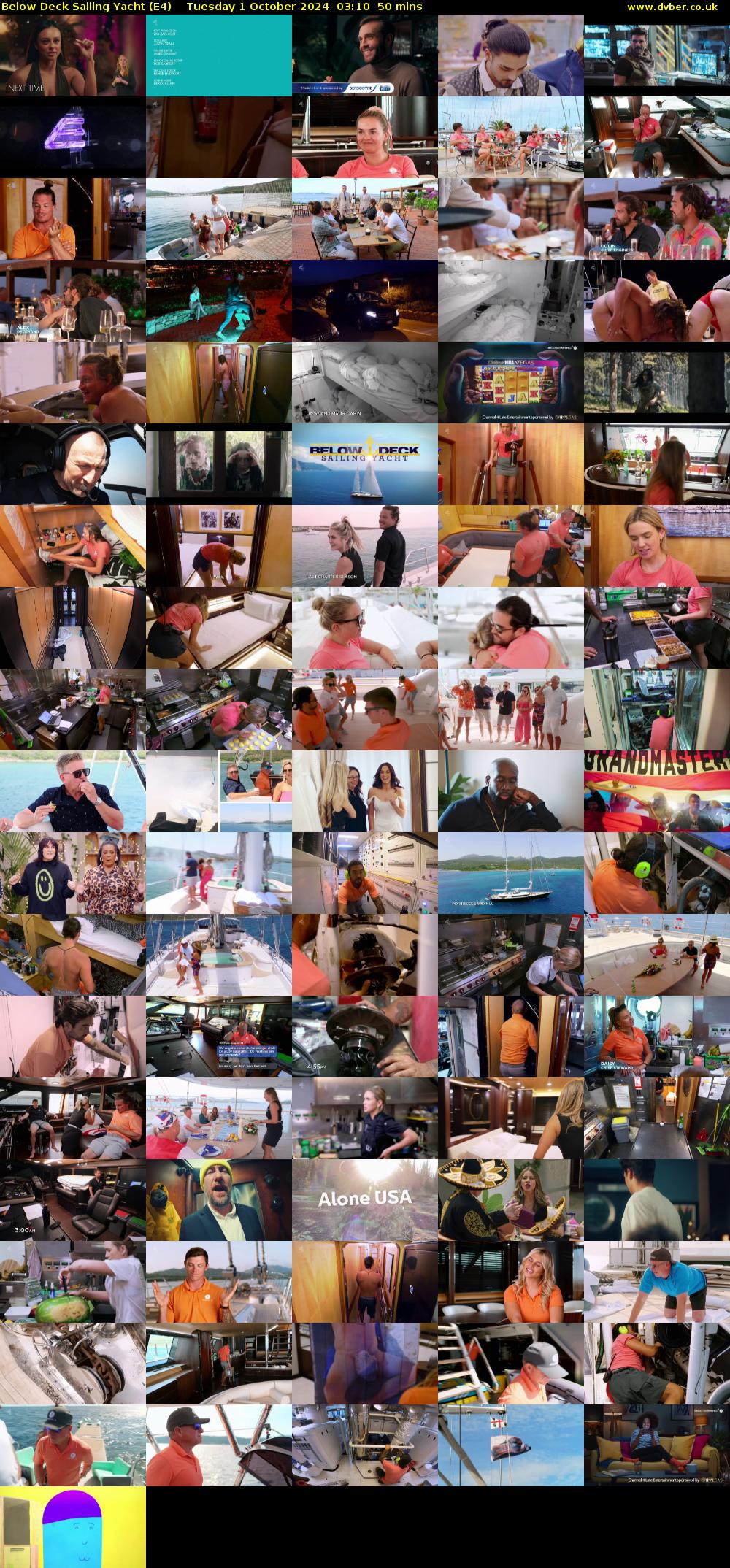 Below Deck Sailing Yacht (E4) Tuesday 1 October 2024 03:10 - 04:00