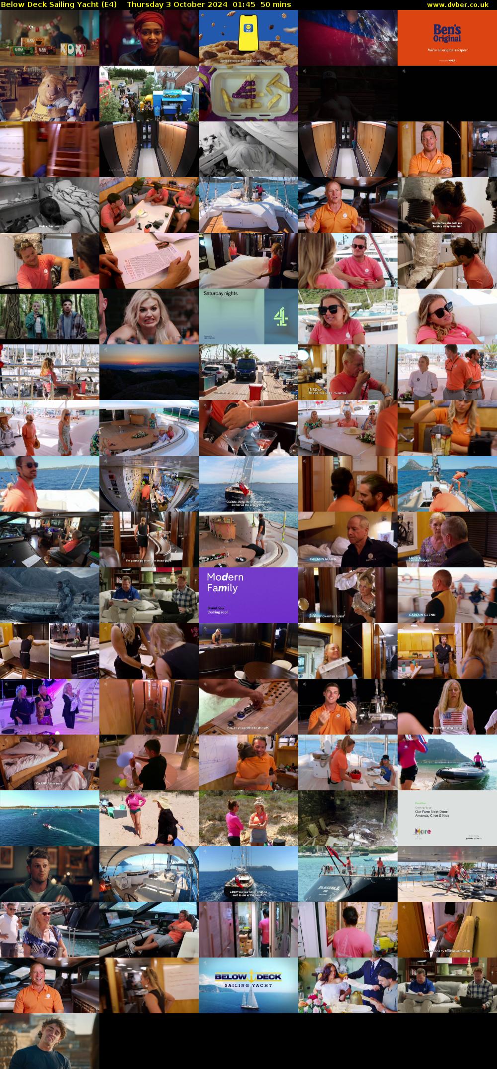Below Deck Sailing Yacht (E4) Thursday 3 October 2024 01:45 - 02:35