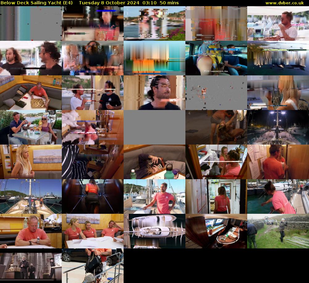 Below Deck Sailing Yacht (E4) Tuesday 8 October 2024 03:10 - 04:00
