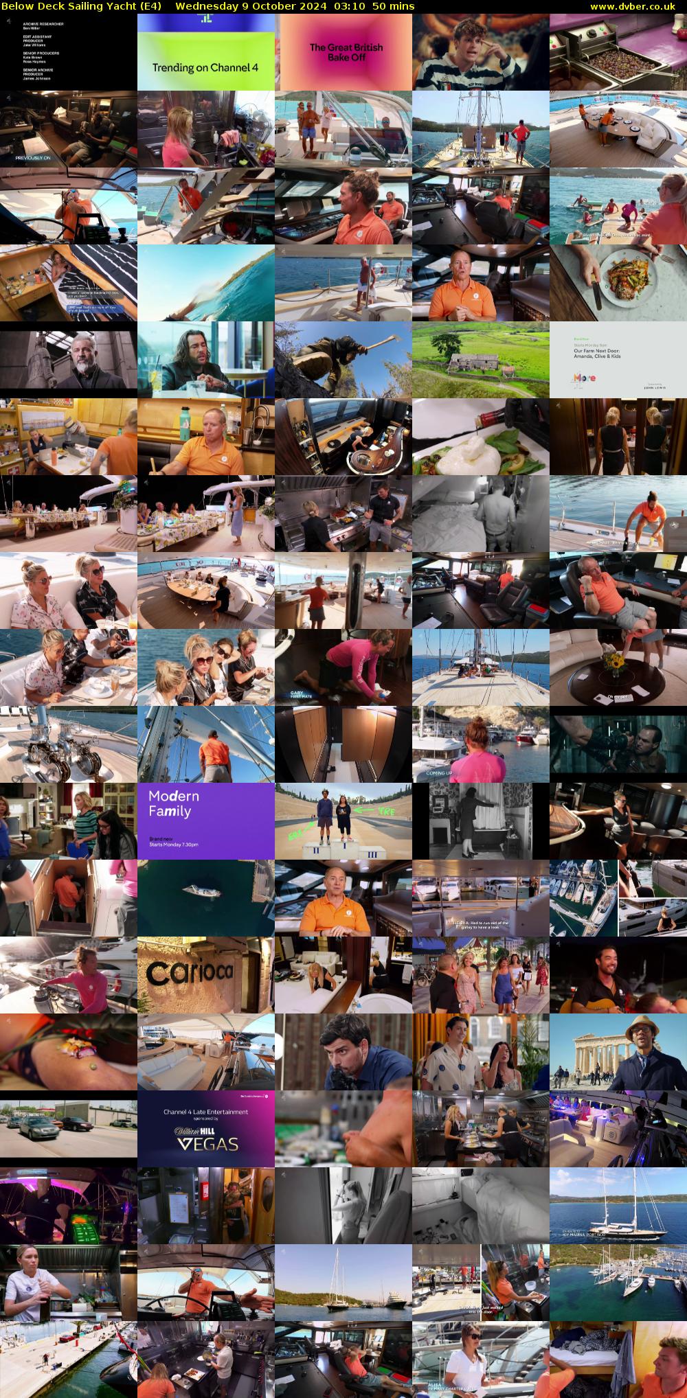 Below Deck Sailing Yacht (E4) Wednesday 9 October 2024 03:10 - 04:00
