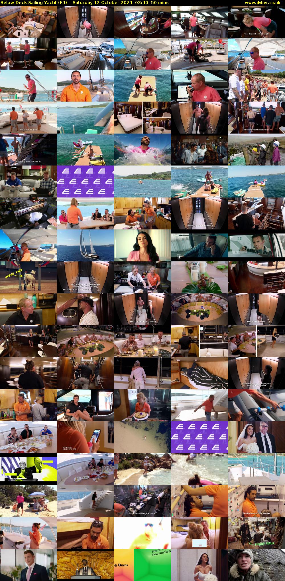Below Deck Sailing Yacht (E4) Saturday 12 October 2024 03:40 - 04:30