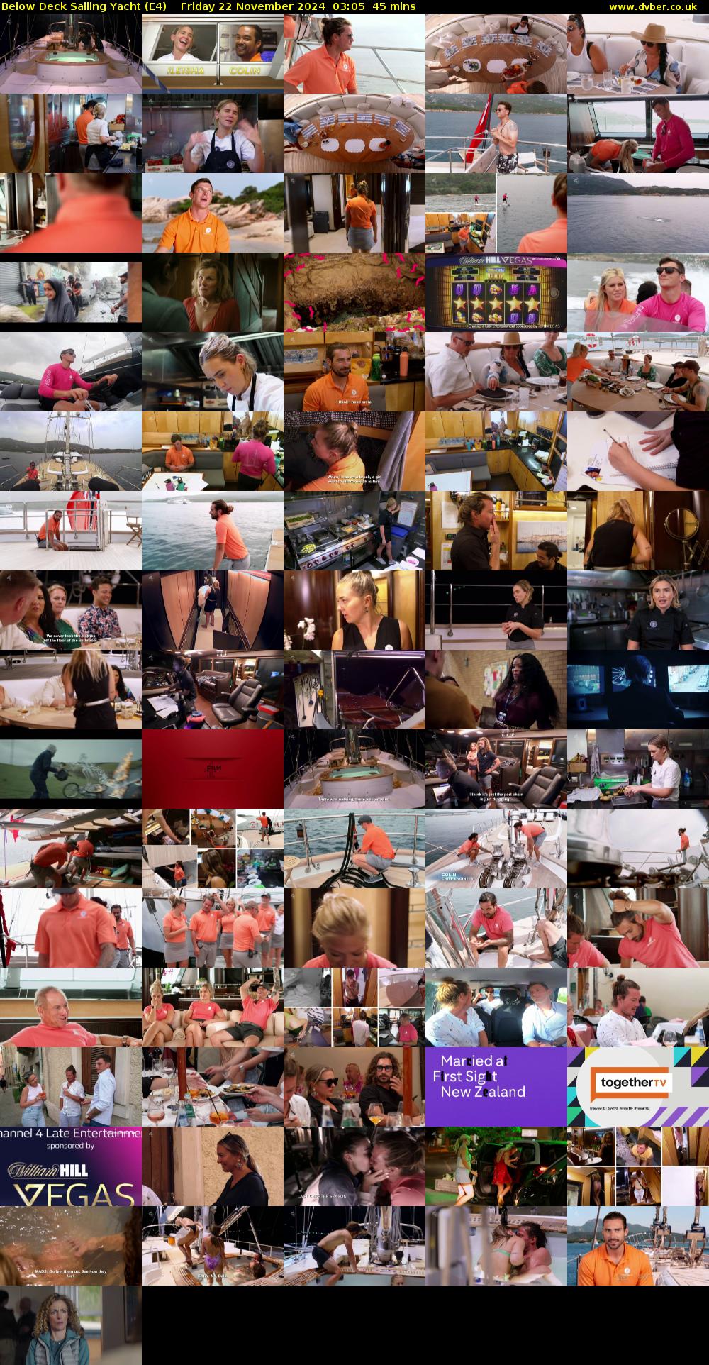 Below Deck Sailing Yacht (E4) Friday 22 November 2024 03:05 - 03:50