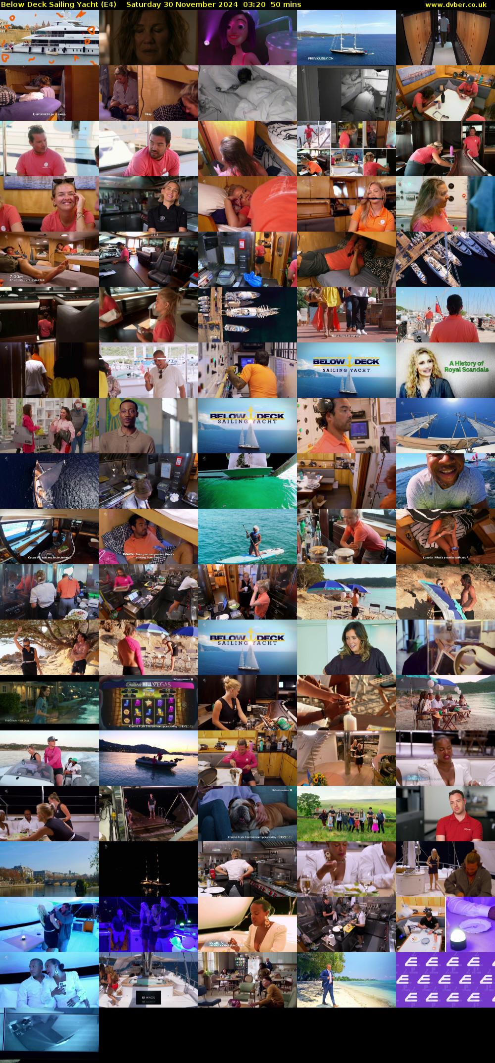 Below Deck Sailing Yacht (E4) Saturday 30 November 2024 03:20 - 04:10