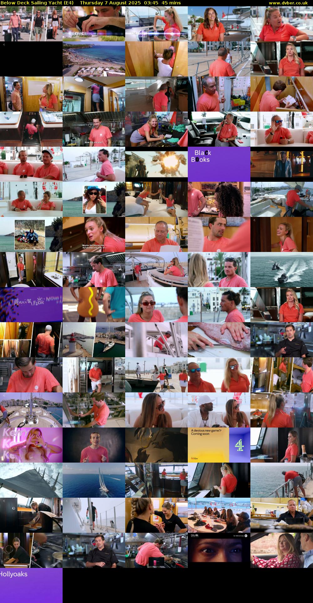 Below Deck Sailing Yacht (E4) Thursday 7 August 2025 03:45 - 04:30