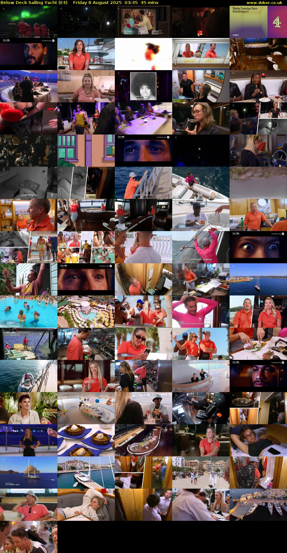 Below Deck Sailing Yacht (E4) Friday 8 August 2025 03:45 - 04:30