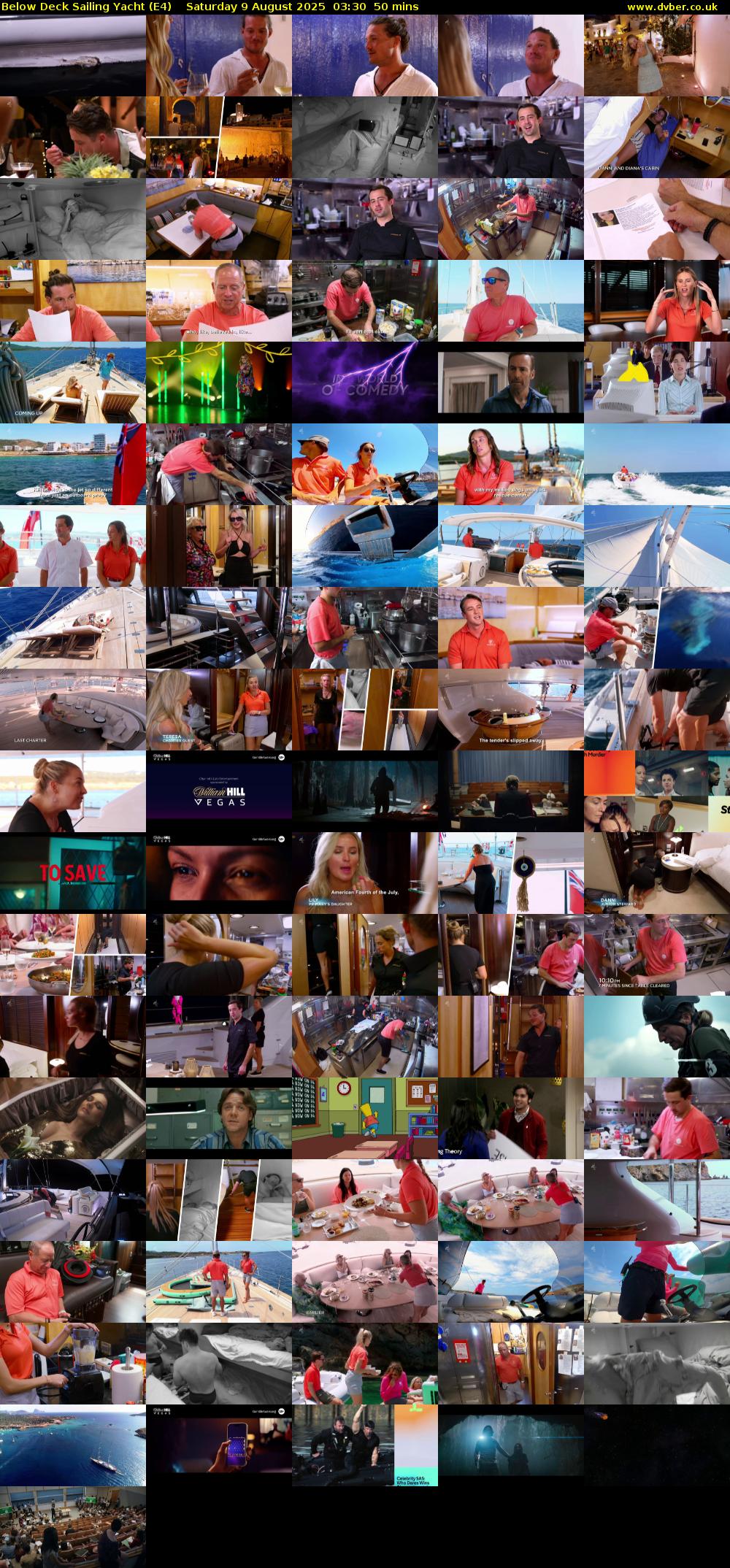 Below Deck Sailing Yacht (E4) Saturday 9 August 2025 03:30 - 04:20