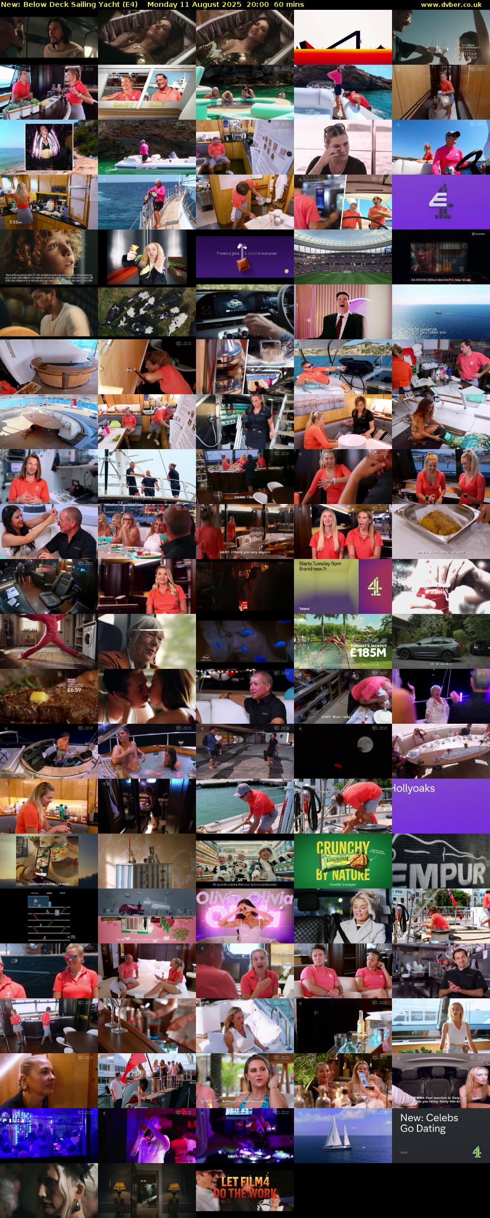 Below Deck Sailing Yacht (E4) Monday 11 August 2025 20:00 - 21:00