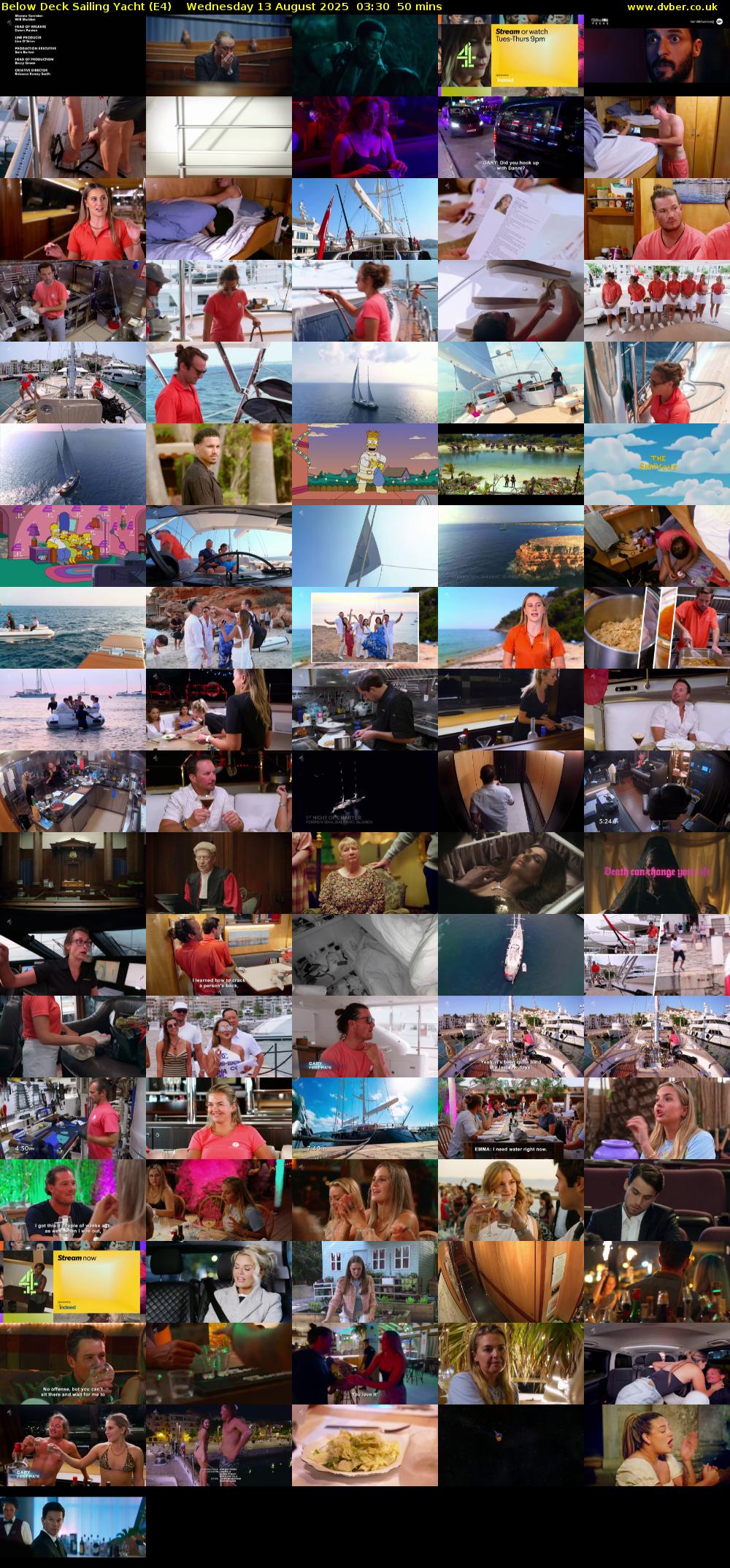 Below Deck Sailing Yacht (E4) Wednesday 13 August 2025 03:30 - 04:20