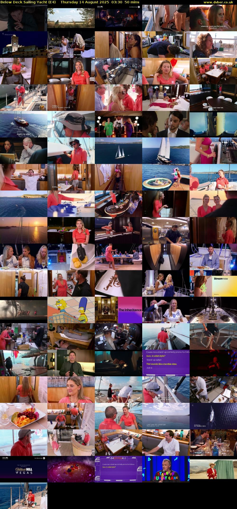 Below Deck Sailing Yacht (E4) Thursday 14 August 2025 03:30 - 04:20