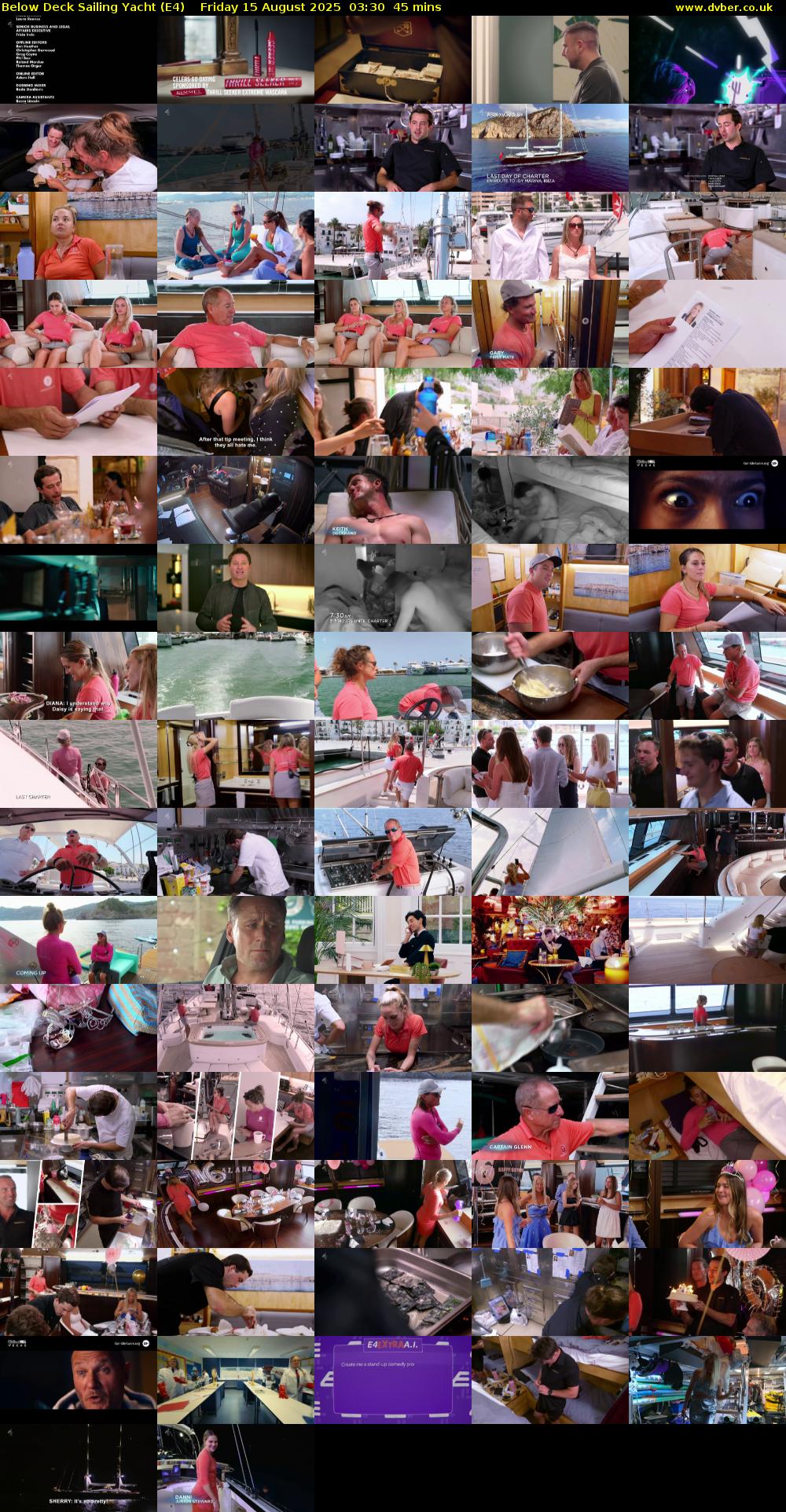 Below Deck Sailing Yacht (E4) Friday 15 August 2025 03:30 - 04:15